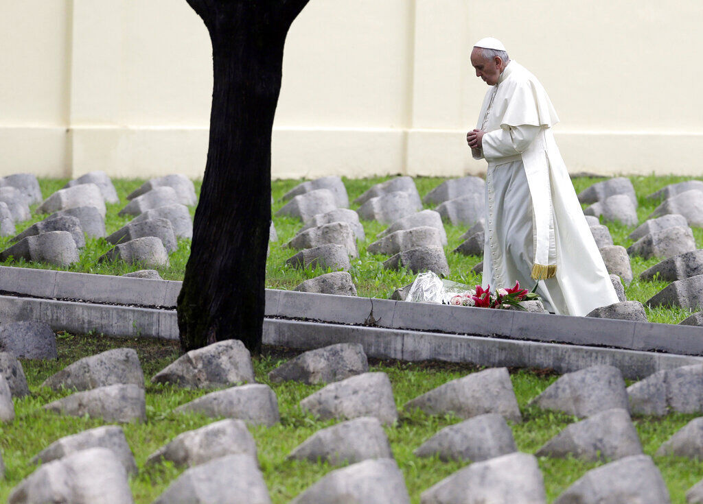 APTOPIX Italy Pope WW1